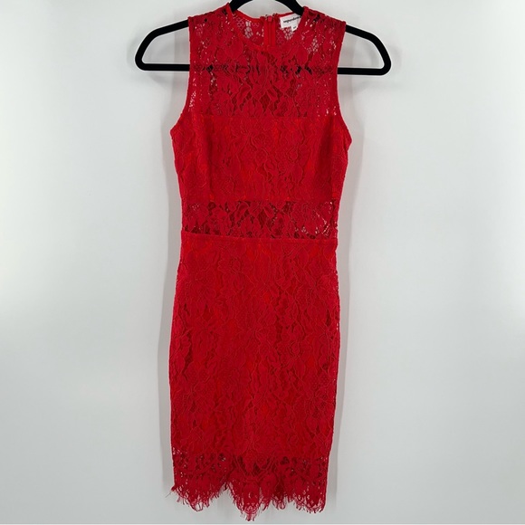 Superdown Suri Sleeveless Mini Dress in Cherry Red size XS Revolve - Picture 3 of 9